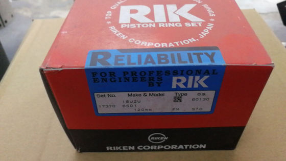 6SD1TC RIK Piston Segmanı 17370 Isuzu 1121210770 Kamyon CXG23 için
